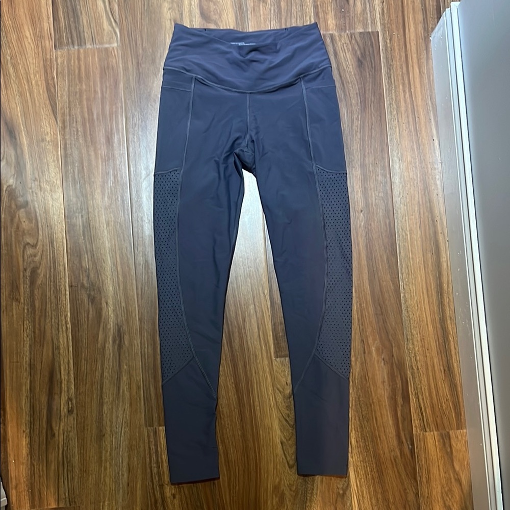 Dark Purple High-Waisted Leggings